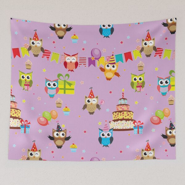 Item preview, owl birthday party cake cute designed and sold by Gossip Rag.