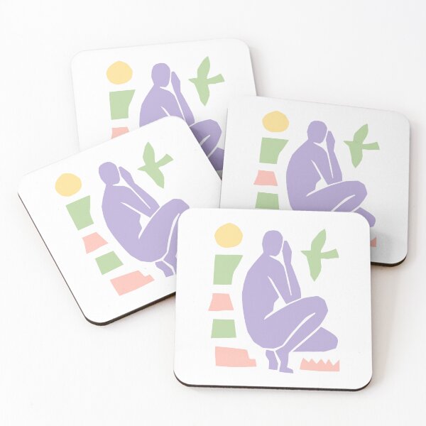 Item preview, Modern Art Abstract Matisse Inspired Sticker Design designed and sold by shopY2K.