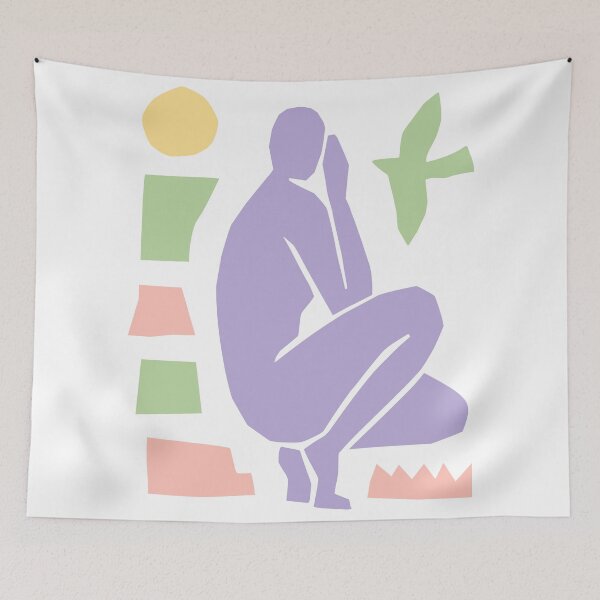 Item preview, Modern Art Abstract Matisse Inspired Sticker Design designed and sold by shopY2K.