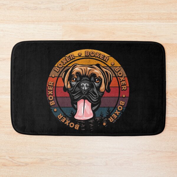 Item preview, Boxer distressed sunset retro dog face design designed and sold by SamRVstore.