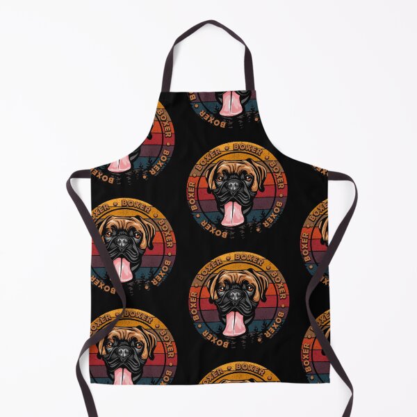 Item preview, Boxer distressed sunset retro dog face design designed and sold by SamRVstore.