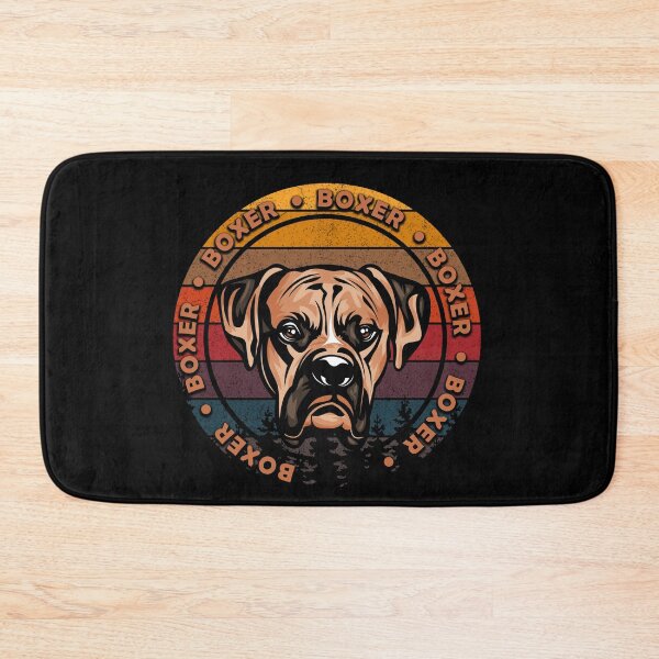 Item preview, Boxer distressed sunset retro dog face design designed and sold by SamRVstore.