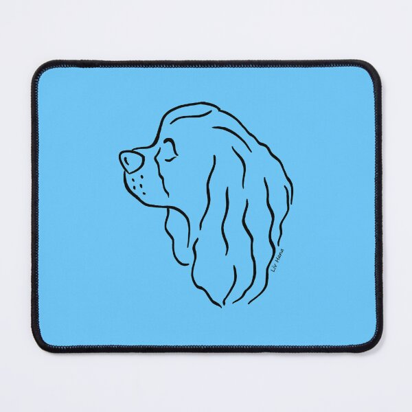 Item preview, Cavalier King Charles Silhouette outline designed and sold by LivHana.