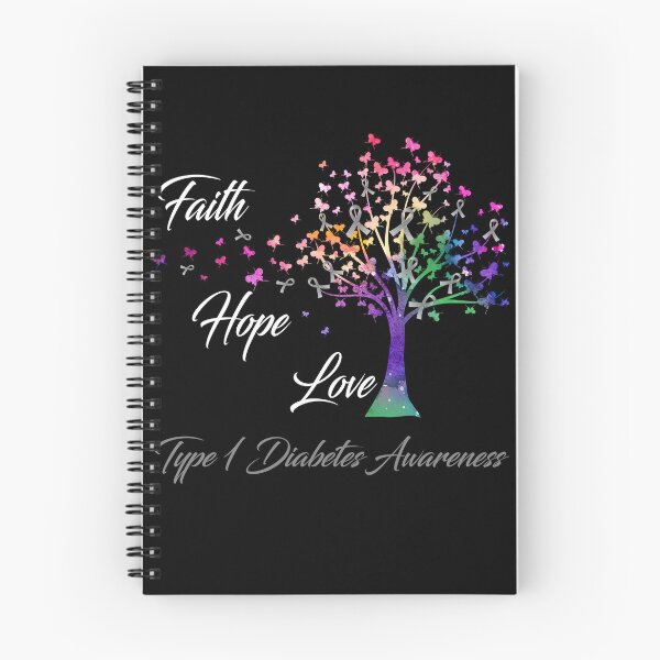 Item preview, Ribbon Tree Faith Hope Love Type 1 Diabetes Awareness designed and sold by Tadmab.