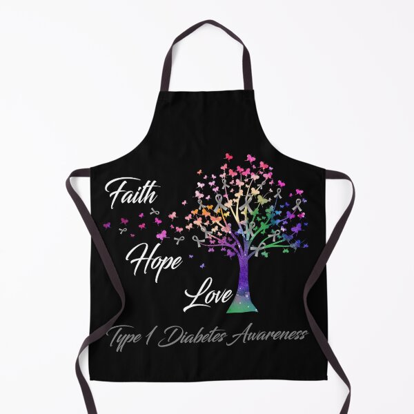 Item preview, Ribbon Tree Faith Hope Love Type 1 Diabetes Awareness designed and sold by Tadmab.
