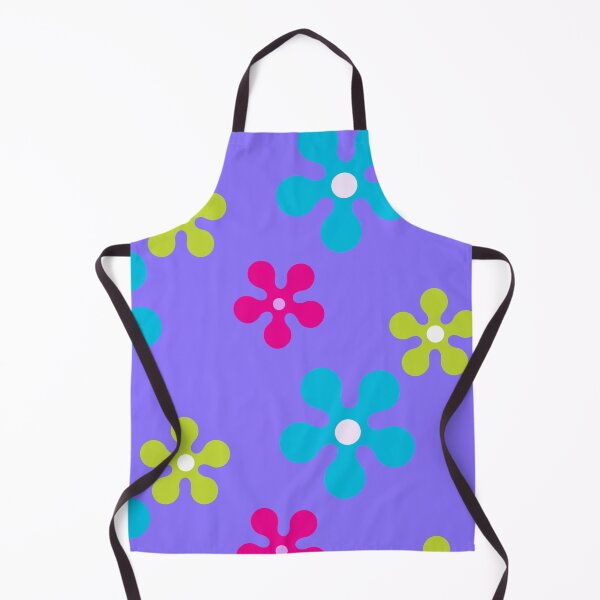 Item preview, 60s Retro Sixties Vintage Hippie Groovy Flores Lavanda Púrpura designed and sold by fairy-taler.