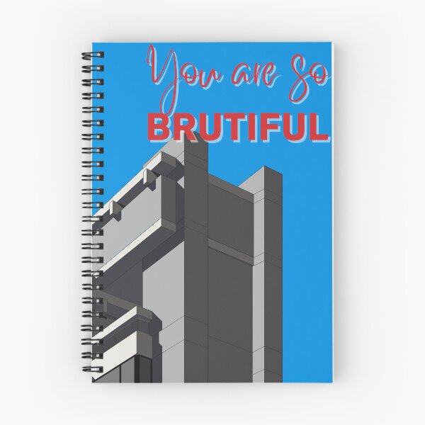 Item preview, You are so Brutiful, Valentines Card Yale School of Art and Architecture, Connecticut, Colour , Brutalist Print, USA, Print, Artwork, Illustration, Brutalist Architecture, Architecture Print designed and sold by sketchingarchi.
