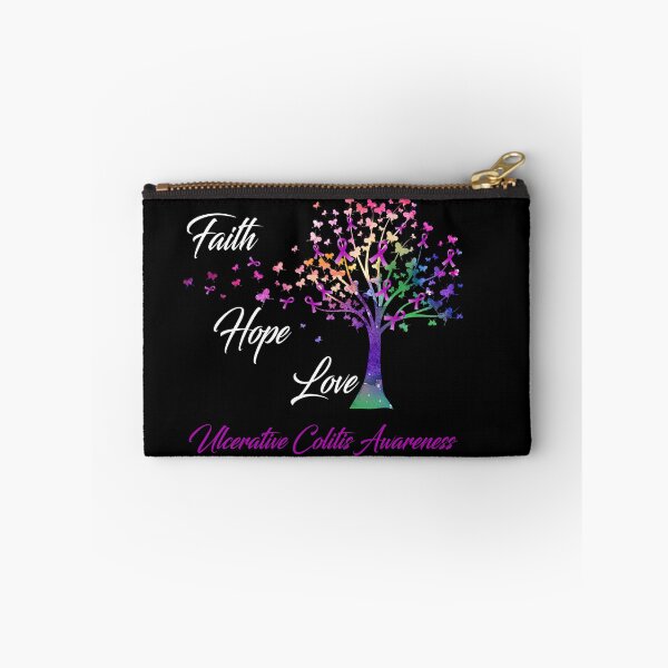 Item preview, Ribbon Tree Faith Hope Love Ulcerative Colitis Awareness designed and sold by Tadmab.
