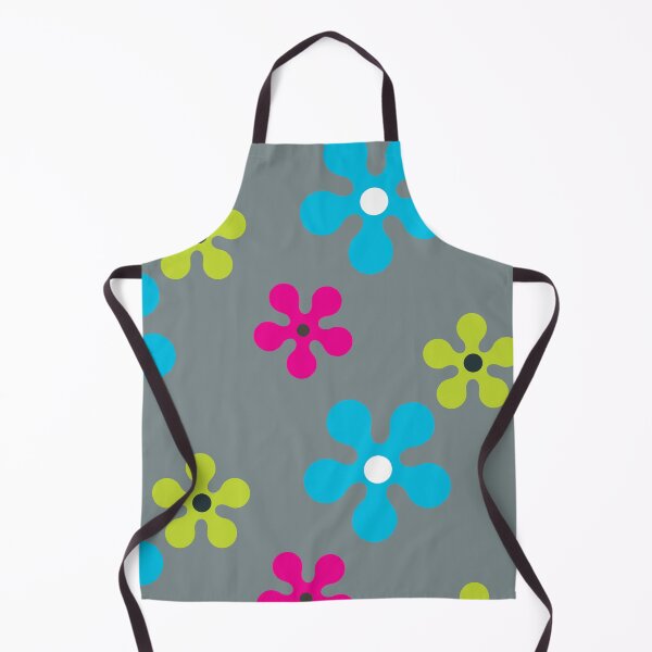 Item preview, 60s Retro Sixties Vintage Hippie Groovy Flowers Gris pálido designed and sold by fairy-taler.