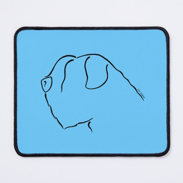Item preview, Bouvier des Flandres silhouette outline designed and sold by LivHana.