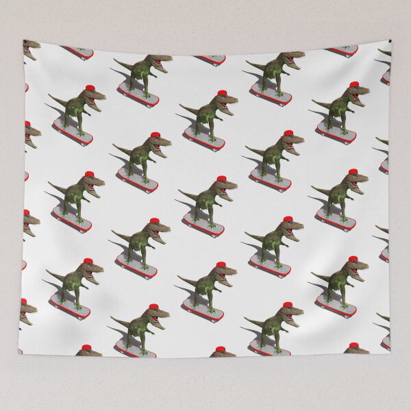 Item preview, Skateboarding T-Rex designed and sold by Packrat.