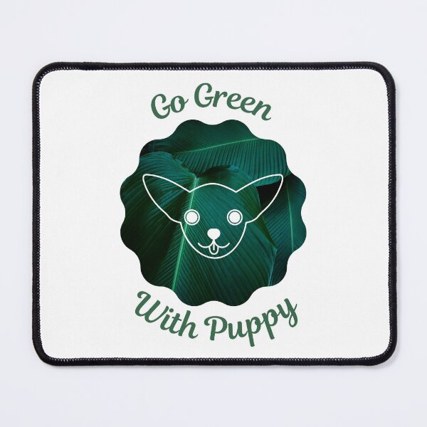 Item preview, Go Green With Puppy designed and sold by kucingmaikan.