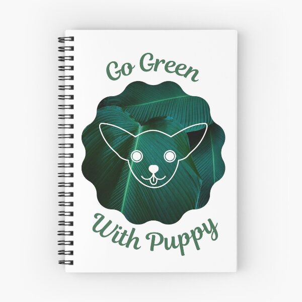 Item preview, Go Green With Puppy designed and sold by kucingmaikan.