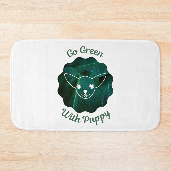 Item preview, Go Green With Puppy designed and sold by kucingmaikan.