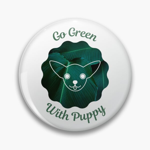 Item preview, Go Green With Puppy designed and sold by kucingmaikan.