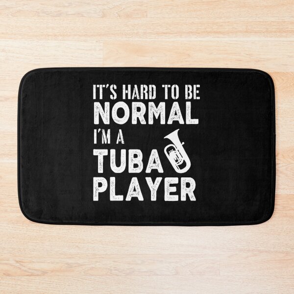 Item preview, Tuba Player Gift, it's hard to be normal I'm a tuba player Birthday Gifts Tubaist Funny Musician  Band Gift  Funny Rude Offensive saying, designed and sold by joygift369.