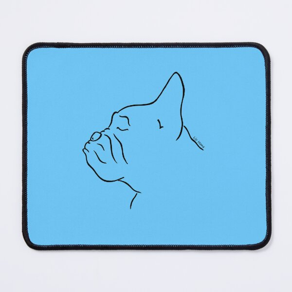Item preview, French Bulldog silhouette outline designed and sold by LivHana.