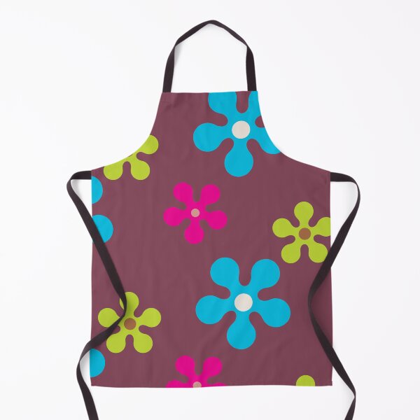 Item preview, 60s Retro Sixties Vintage Hippie Groovy Flores Púrpura Rosa designed and sold by fairy-taler.