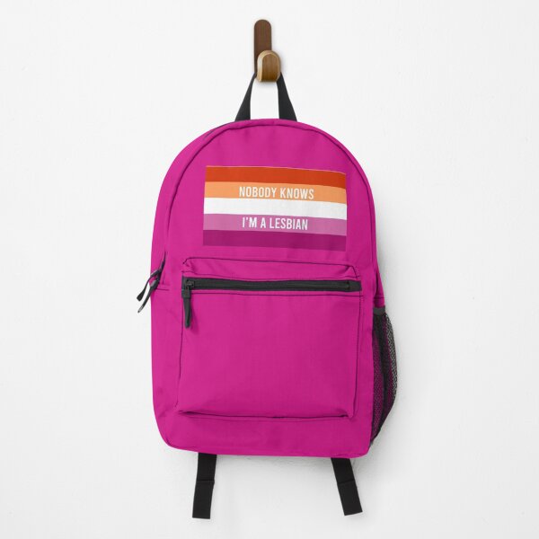 Item preview, Nobody Knows I'm A Lesbian Flag designed and sold by coffeepolicy.