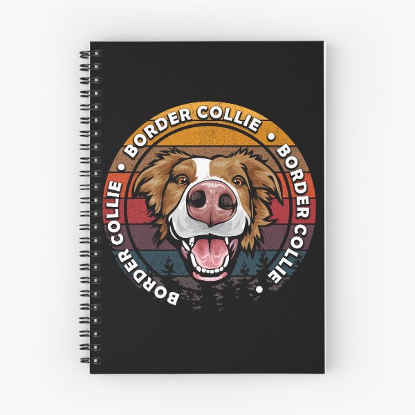 Item preview, Border collie distressed sunset retro dog face design designed and sold by SamRVstore.