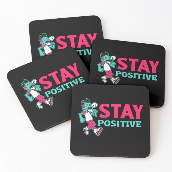 Item preview, Stay Positive Cool Whistling Music Man Cartoon  designed and sold by LADistrictGarb.