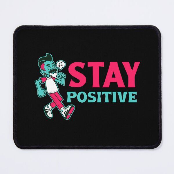 Item preview, Stay Positive Cool Whistling Music Man Cartoon  designed and sold by LADistrictGarb.
