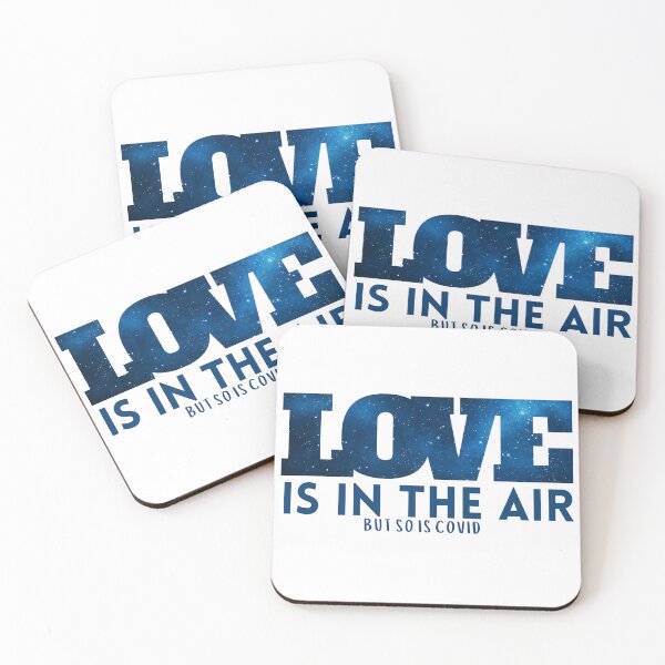 Item preview, Love Is In The Air But So Is COVID  designed and sold by hanyj732.
