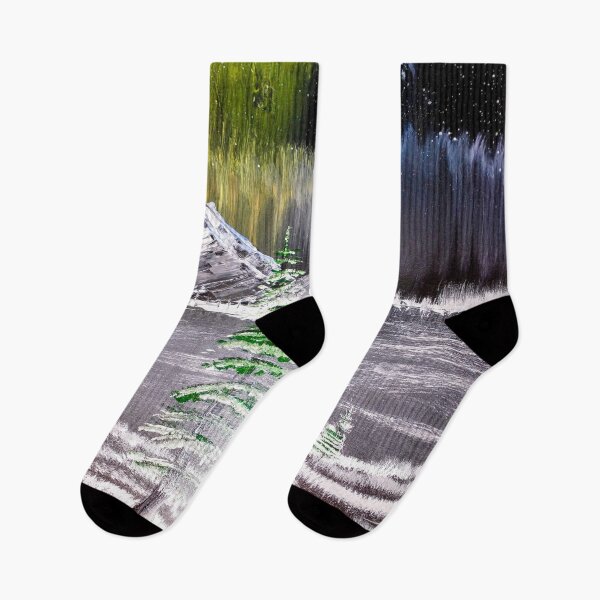 Item preview, Norther Lights Alaska Landscape Painting designed and sold by Gordon Nelson.