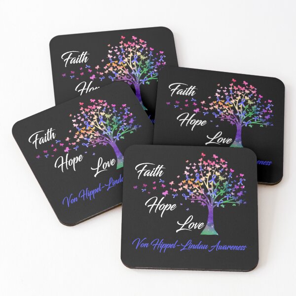 Item preview, Ribbon Tree Faith Hope Love Von Hippel-Lindau Awareness designed and sold by Tadmab.