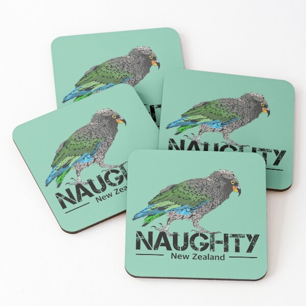Item preview, mischief native KEA bird of new zealand designed and sold by Kiwidom.