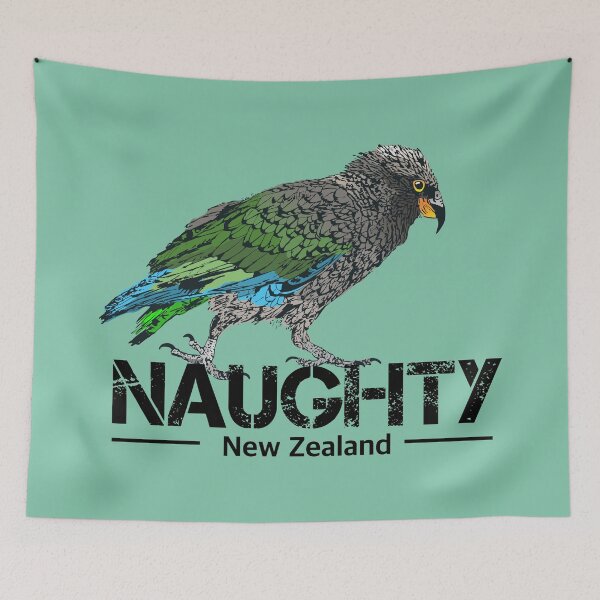 Item preview, mischief native KEA bird of new zealand designed and sold by Kiwidom.
