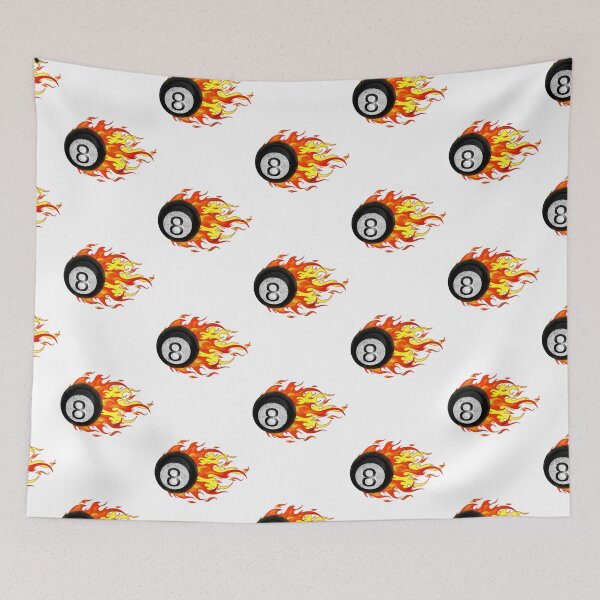 Item preview, Flaming 8 Ball designed and sold by Packrat.