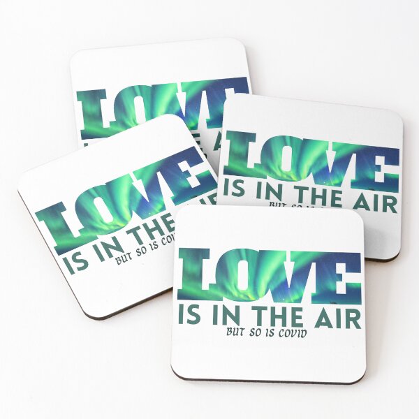 Item preview, Love Is In The Air But So Is COVID  designed and sold by hanyj732.