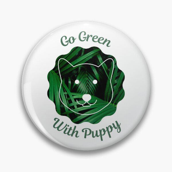 Item preview, Go Green With Puppy designed and sold by kucingmaikan.
