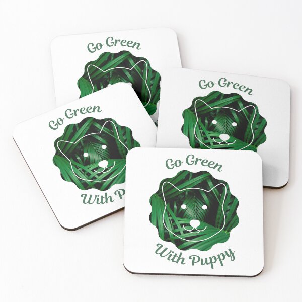 Item preview, Go Green With Puppy designed and sold by kucingmaikan.