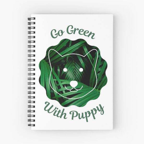 Item preview, Go Green With Puppy designed and sold by kucingmaikan.