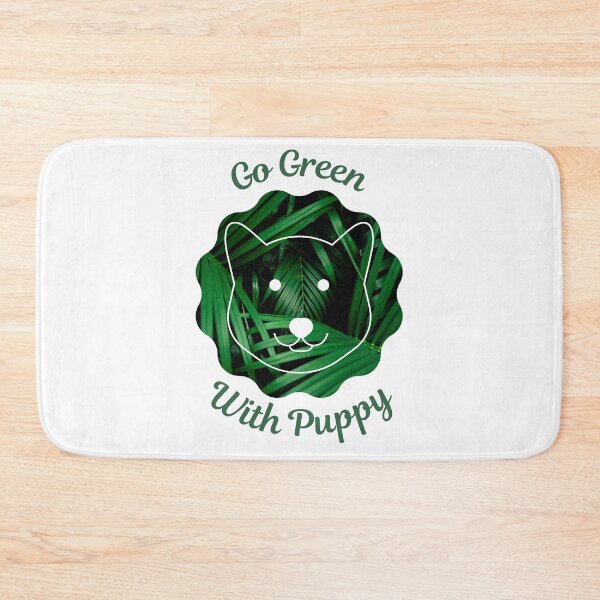 Item preview, Go Green With Puppy designed and sold by kucingmaikan.