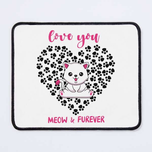 Item preview, Love you MEOW and FURever designed and sold by OverbeeDesigns.