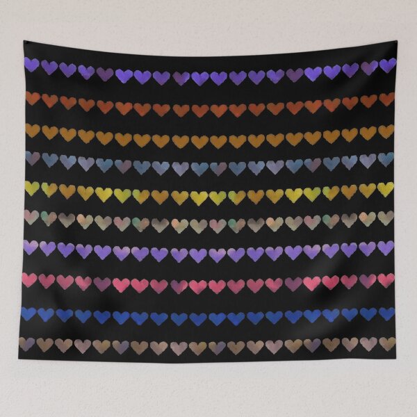Item preview, Hearts On Stripes Seamless Vector Pattern Design designed and sold by UtopiaMa.
