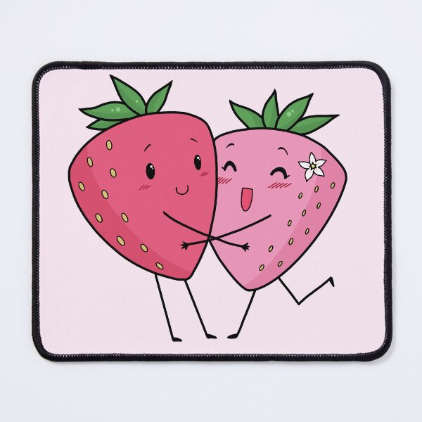 Item preview, Cute Strawberries in Love designed and sold by FlyingShortcake.