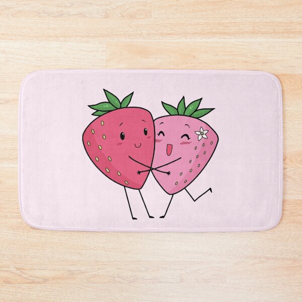 Item preview, Cute Strawberries in Love designed and sold by FlyingShortcake.