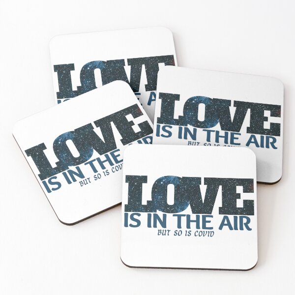 Item preview, Love Is In The Air But So Is COVID  designed and sold by hanyj732.