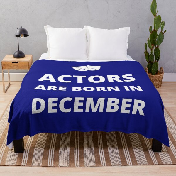 Item preview, Actors are born in December designed and sold by fev-rocks.