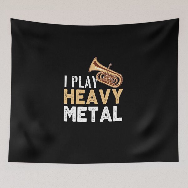 Item preview, Tuba Player Gift, I play heavy metal Birthday Gifts Tubaist Funny Musician  Band Gift  Funny Rude Offensive saying, designed and sold by joygift369.