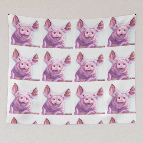 Item preview, Farmland Pig designed and sold by ReneeDixonArt.