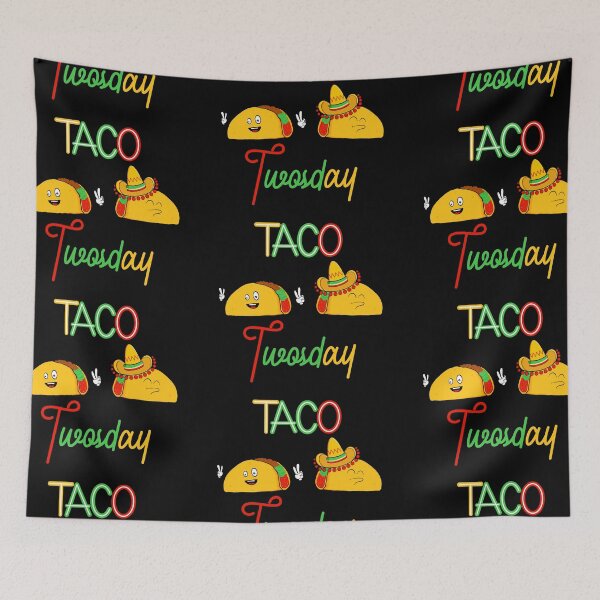 Item preview, Tacos on Twosday and Tuesday designed and sold by ArtByNabes.