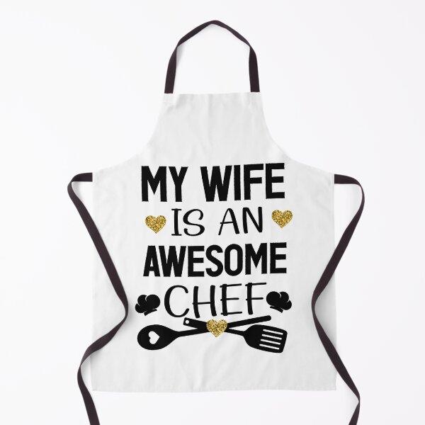 Item preview, My Wife Is An Awesome Chef gag gift for wife designed and sold by goodprints shop.