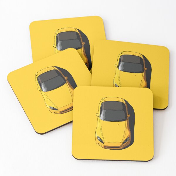 Item preview, AP1 - Yellow Japanese Roadster Profile - Top view designed and sold by ApexFibers.