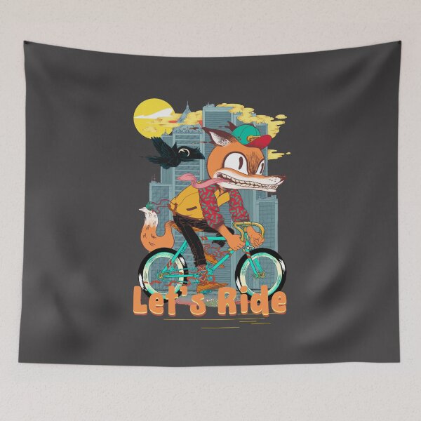 Artikelvorschau, Lustiges Fox-radfahrendes radfahrendes Geschenk entworfen und verkauft von SweetbeStore.
