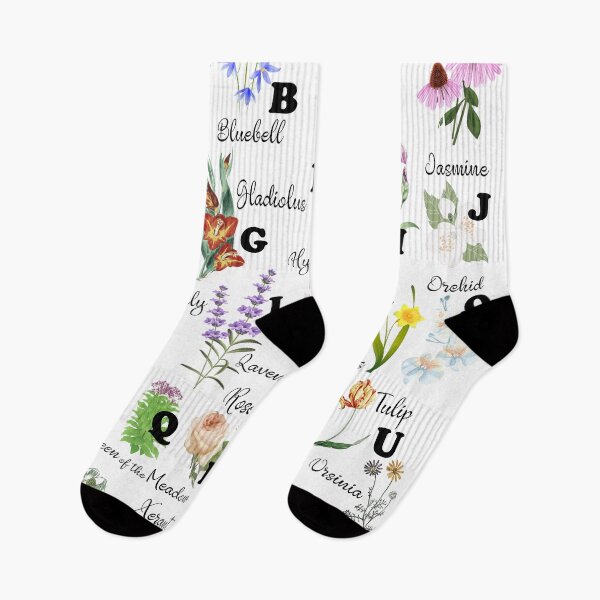 Item preview, Flower Alphabet designed and sold by Elenia Design.